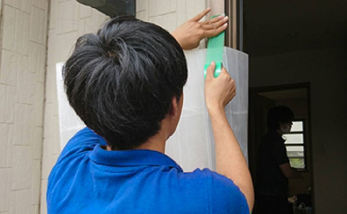 養生で建物の損傷を防止